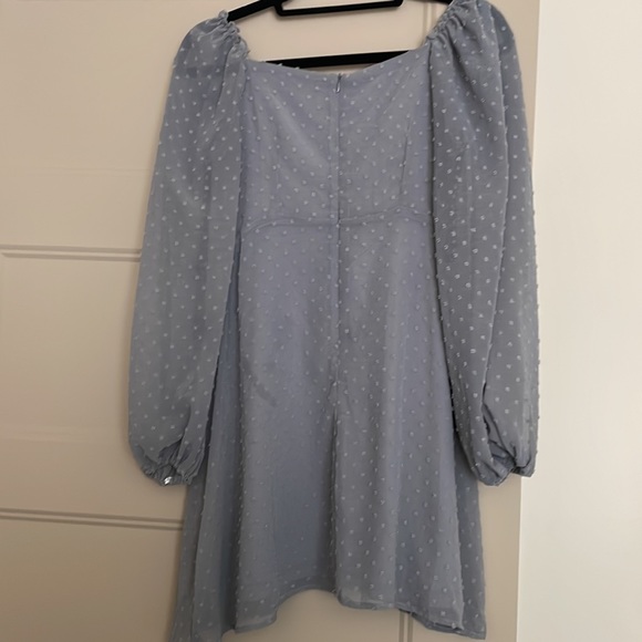 Missguided Polka Dot Grey Dress - Picture 4 of 4